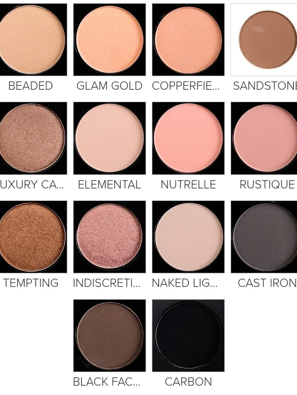 NWOT MAC Cosmetics In The Flesh x15 Shadow Palette